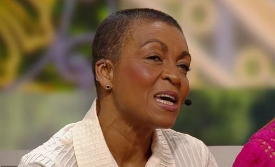 Adjoa Andoh has been blasted for calling the royal balcony 'terribly white'