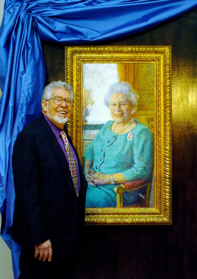 Harris became a national treasure who painted The Queen and appeared at kids' festivals