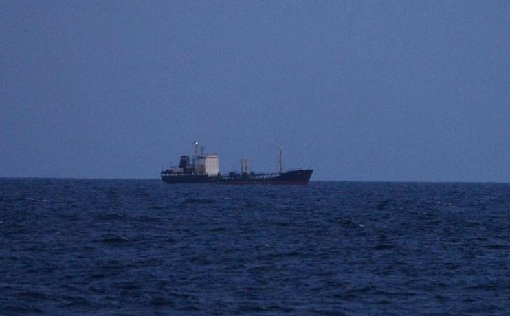 The tanker Kama was accompanying the Russian armada