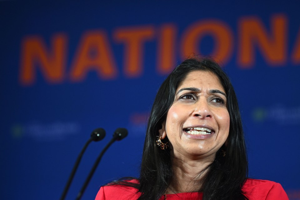 Suella Braverman today warned Brits that Sir Keir Starmer might run to be Labour's "first female Prime Minister" at the next general election