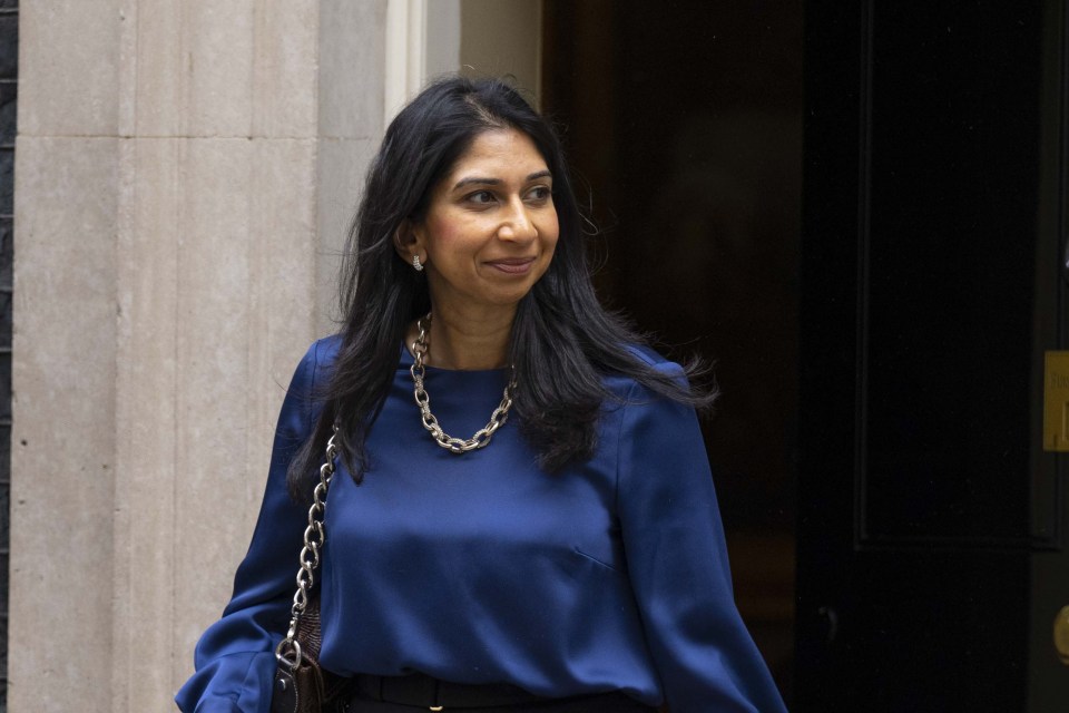 Suella Braverman, pictured leaving Downing Street today, has announced a series of new measures aimed at reducing legal migration numbers