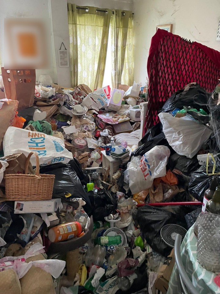 A woman with a phobia for black bin bags let her one-bedroom property fester