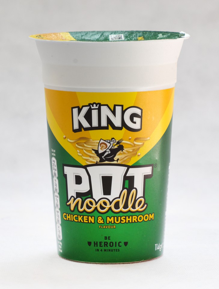 Pot Noodles make a tasty and easy lunch