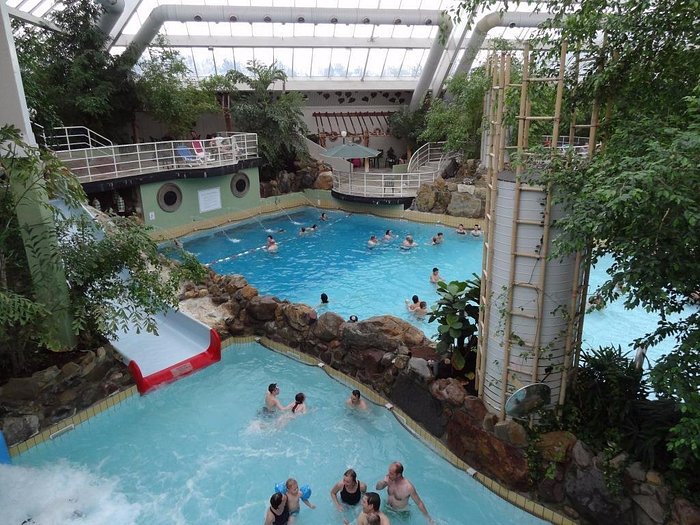 The resort has an indoor water park just like Center Parcs UK