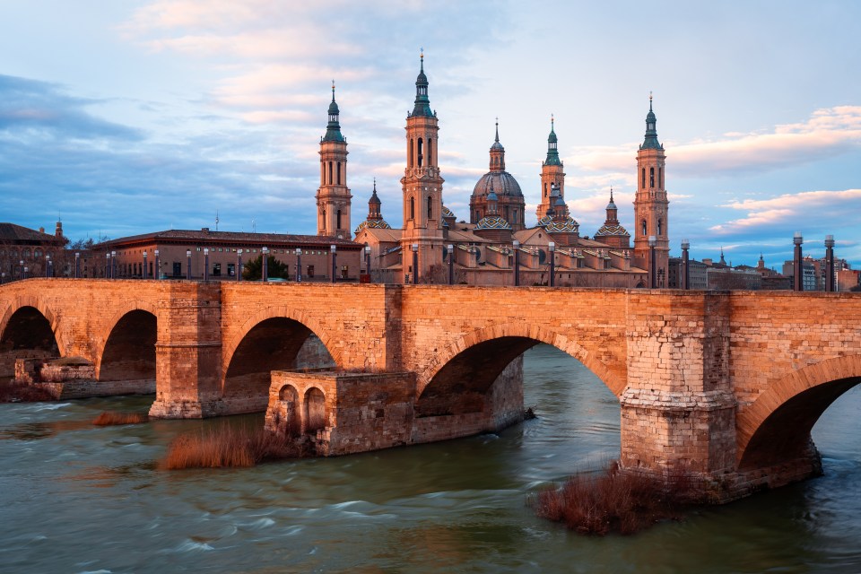 Flights to Zaragoza are available from as little as £40 return from the UK in June