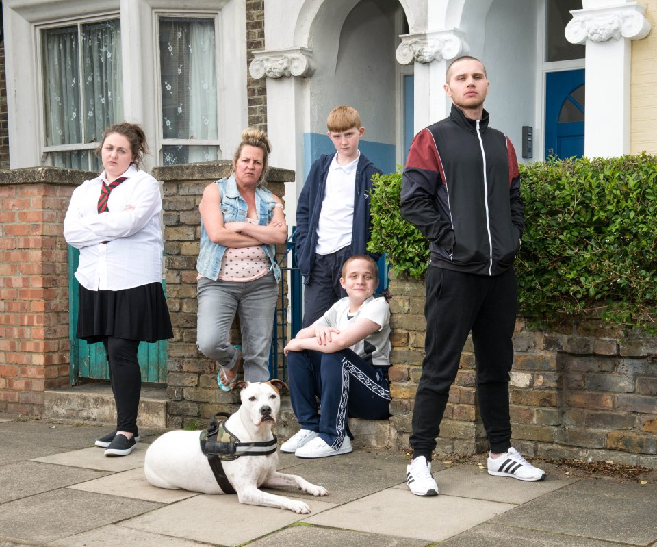 Her on screen mum played by Lorraine Stanley, second left, was quick to brand her 'stunning'