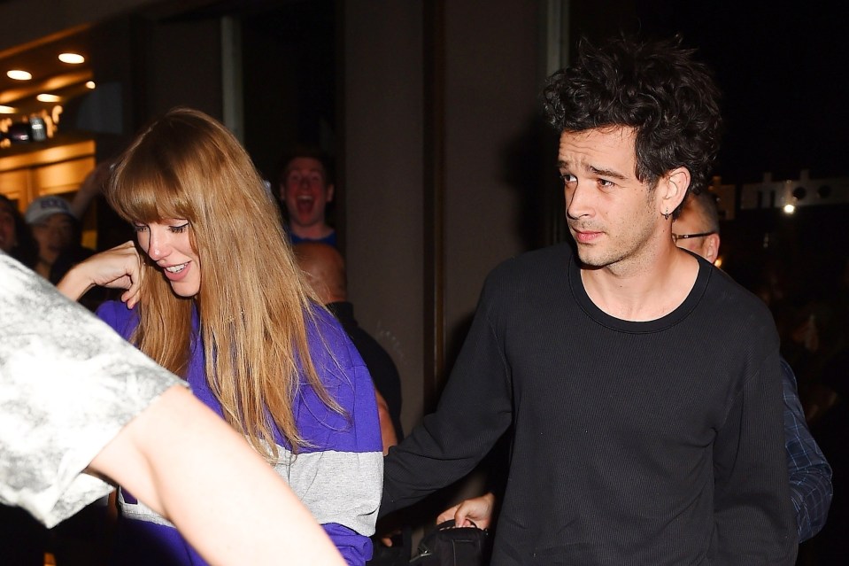 Taylor Swift was all smiles as she stepped out with new man Matty Healy