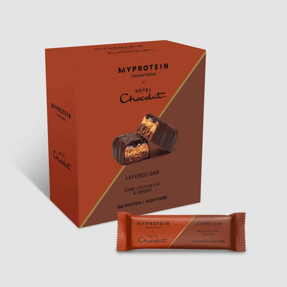 The Hotel Chocolat Layered Protein Bar from Myprotein tastes amazing