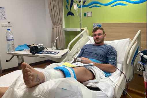 MMA fighter Tim Schultz is faced with trying to save his leg after contracting a severe staph infection