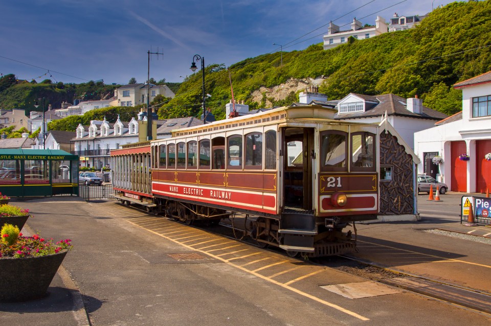 The island's capital has a tram service that is pulled by horses