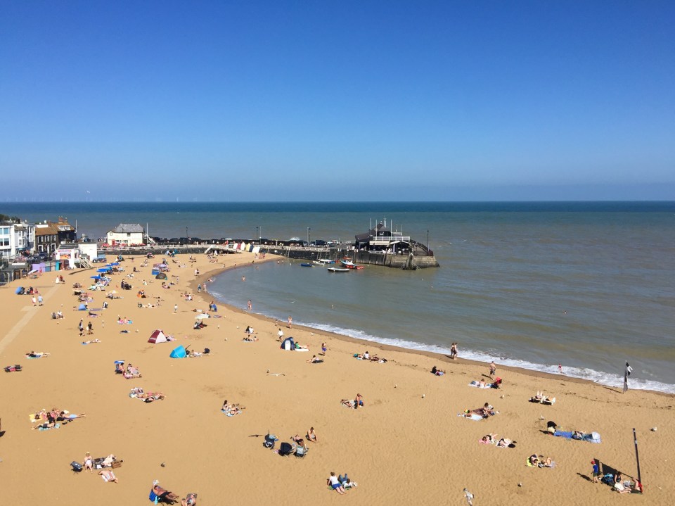 Kent's Viking Bay is said to rival the Mediterreanean coast