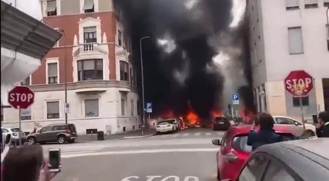 An explosion has ripped through the Italian city of Milan