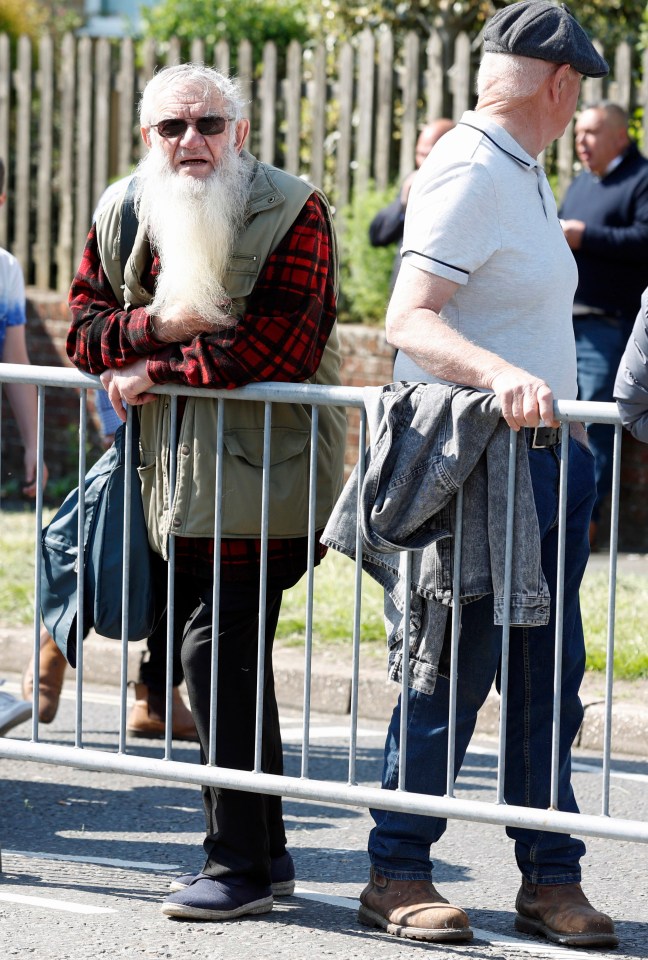 Huge crowds descended on the village in the rolling countryside of the Meon Valley