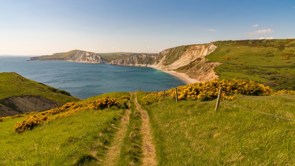 The cliffs around the nearby waters are a great place to look out for marine life like dolphins