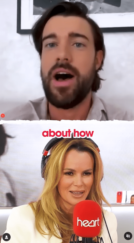 Jack spoke to Amanda Holden about becoming a dad