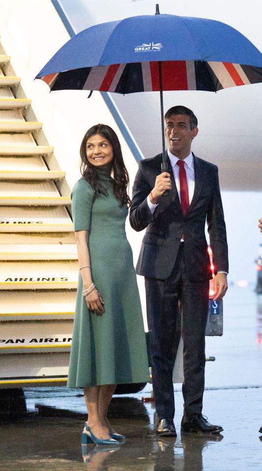 Rishi Sunak, pictured with his wife, eyed six more years in No10