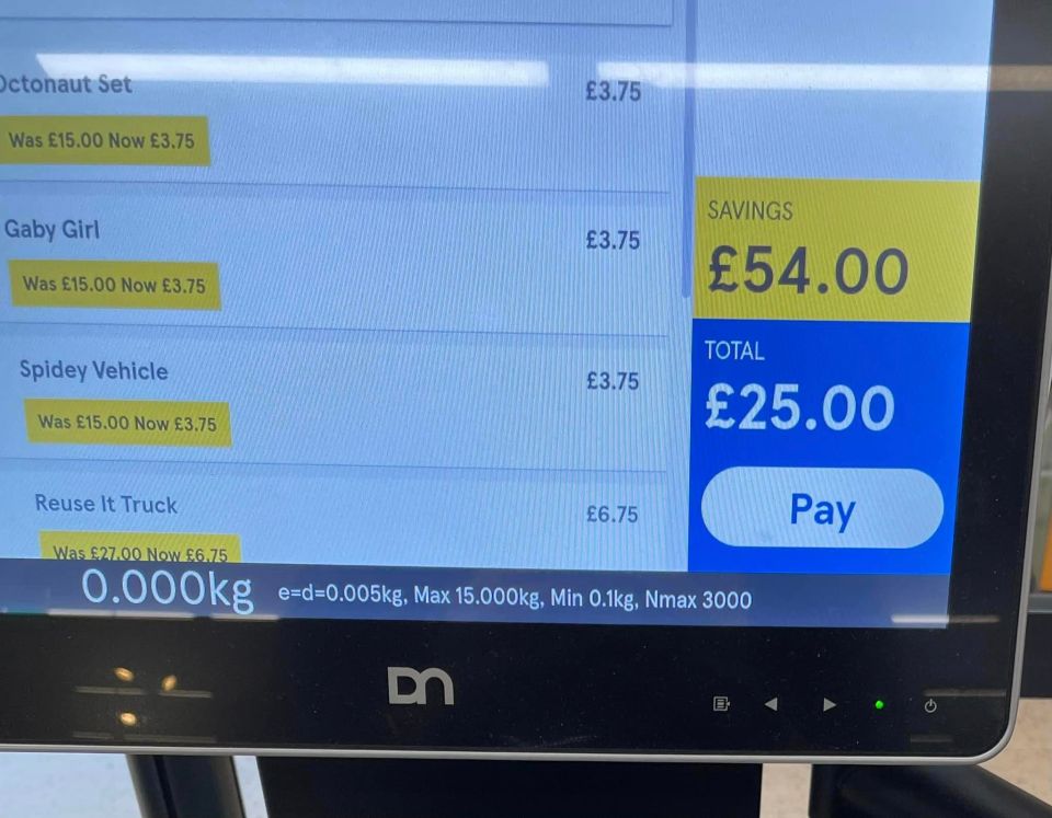 Vicky saved herself a whopping £54