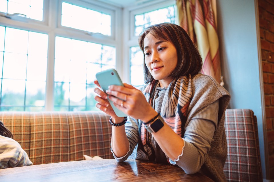 Persistent staring down at a mobile phone could also lead to back problems