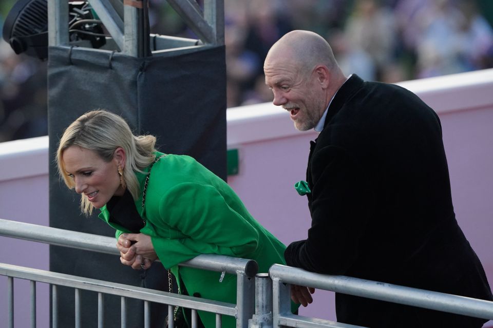 The royal couple at the coronation concert at Windsor Castle on May 7