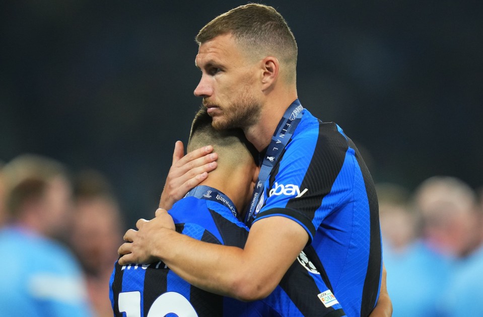 The striker has left Inter Milan after Champions League heartbreak