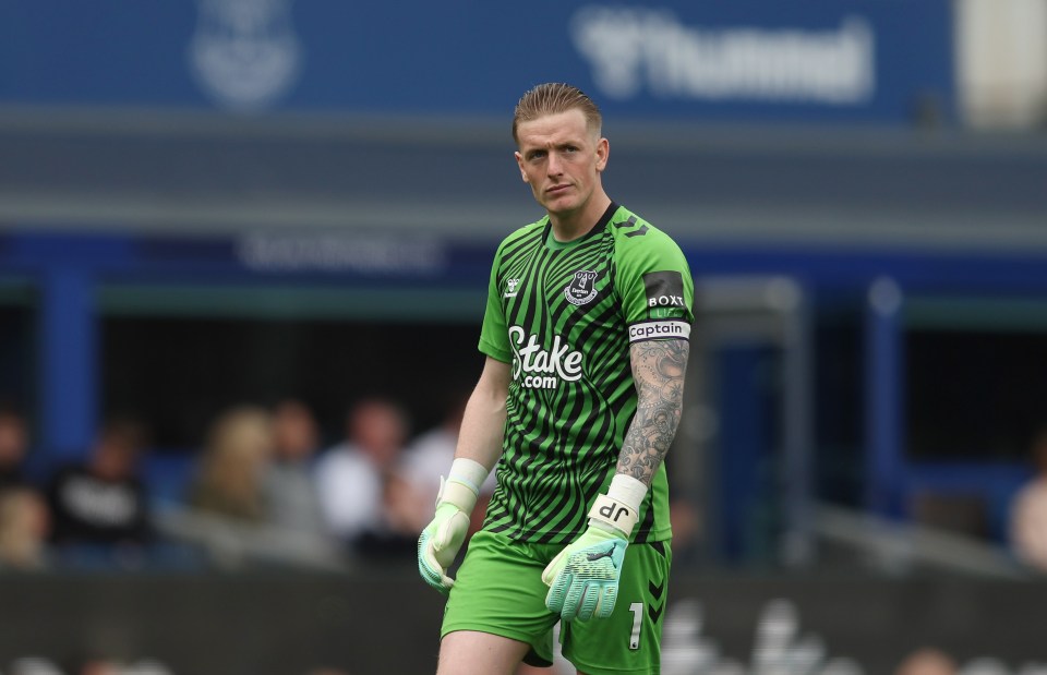 Pickford has emerged as a priority for Ten Hag this summer