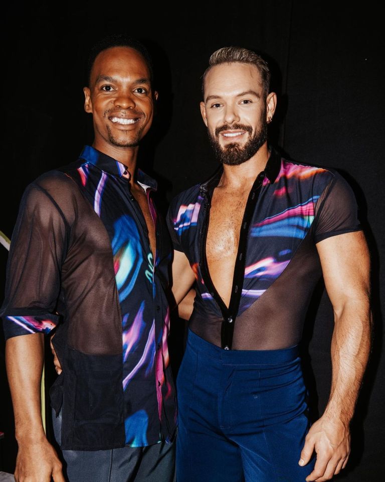 Johannes was one half of Strictly's first male same-sex couple