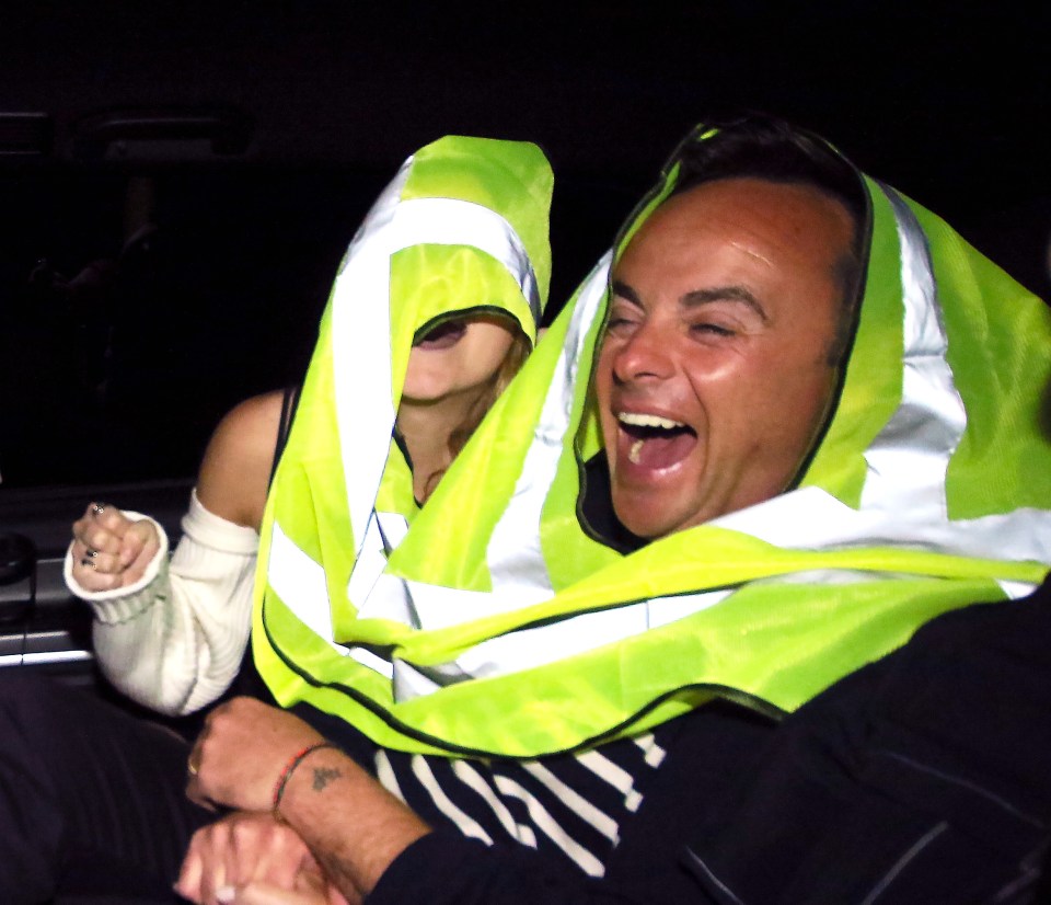 Ant McPartlin wore one of the winner's hi-vis vests