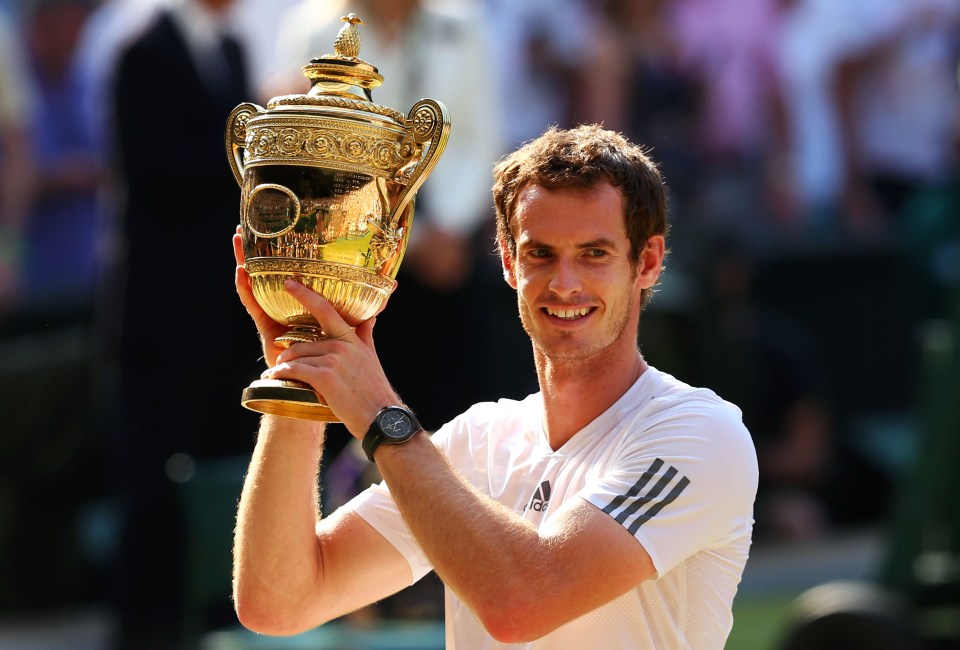 Murray won his first Wimbledon in 2013