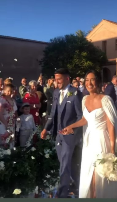 Pablo Fornals tied the knot with partner Tania Lara on Friday