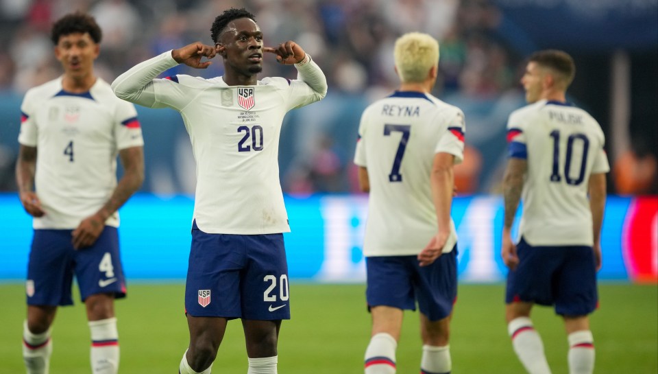 Folarin Balogun scored in USA’s Nations League final win over Canada