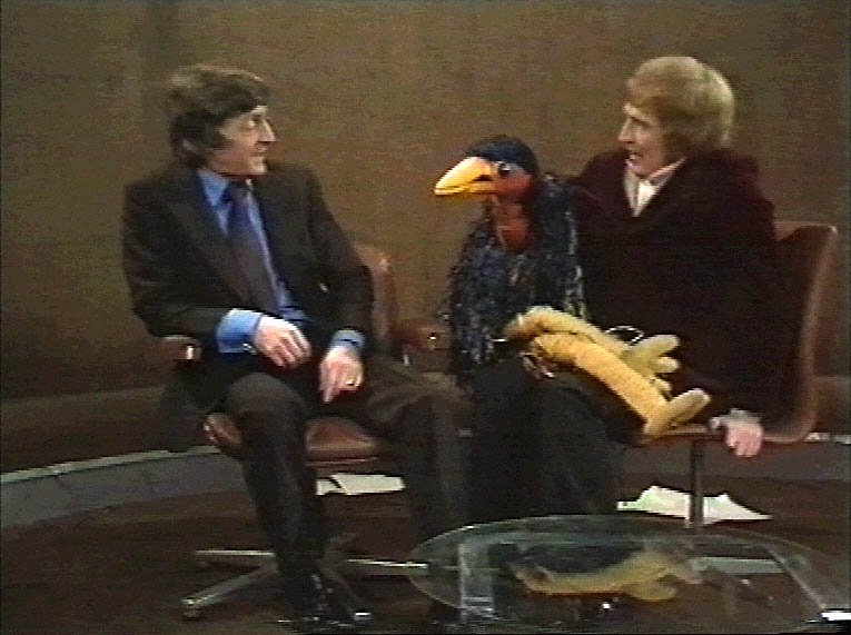 The presenter had many memorable moments throughout the decades, including interviewing ventriloquist Rod Hull and his puppet Ostrich Emu