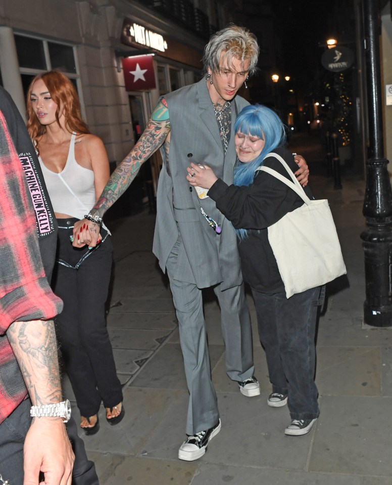 The Transformers actress was on a date night with fiancé Machine Gun Kelly