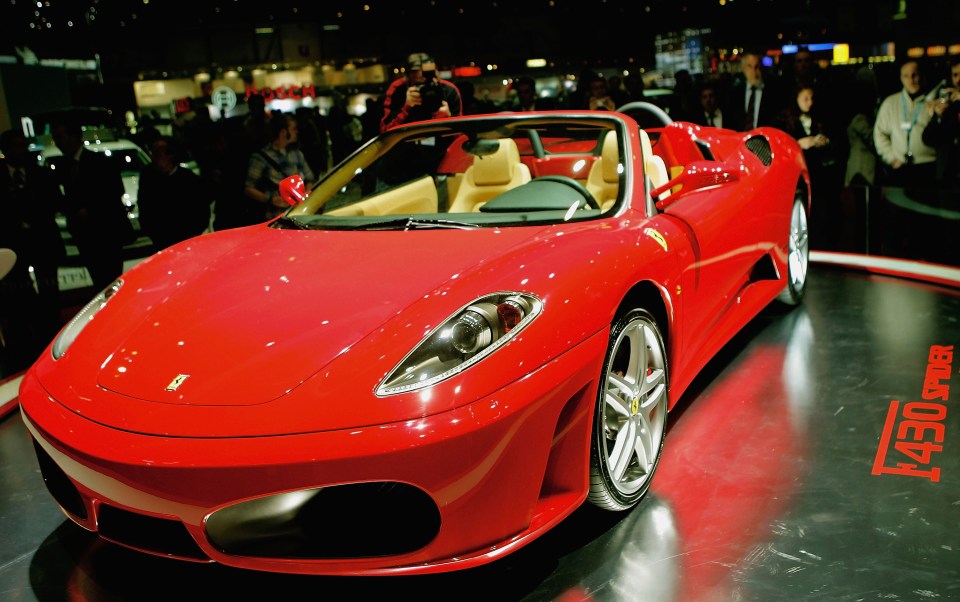 The Ferrari F430 Spider is just one of the crowning jewels in his collection