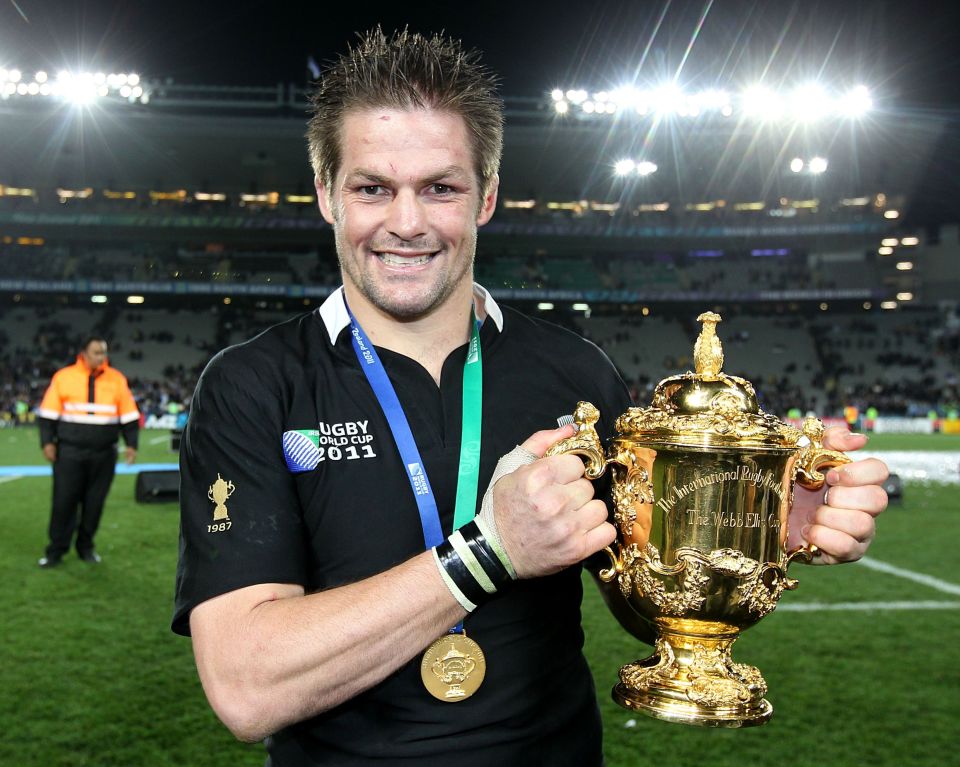 Richie McCaw won two consecutive World Cups for the All Blacks