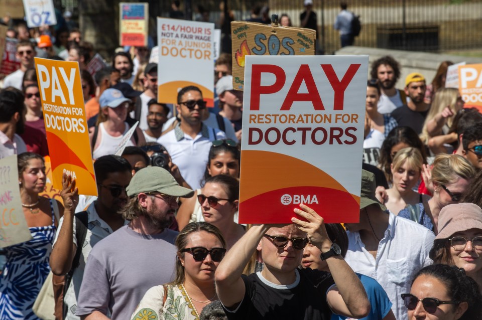 Hospital doctors have been slammed for “cashing in” with private work when they go on strike next month