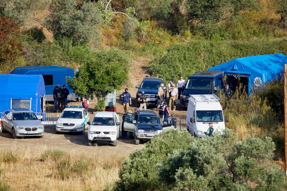 Police prepare to search a reservoir for the body of Madeleine McCann, who went missing in the Portuguese Algarve in May 2007, in Silves, Portugal, May 23, 2023. REUTERS/Luis Ferreira NO RESALES. NO ARCHIVES.