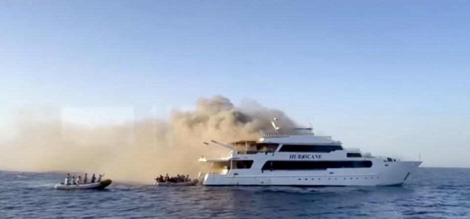 The fire was eventually put out with the cruiser expected to return to port today