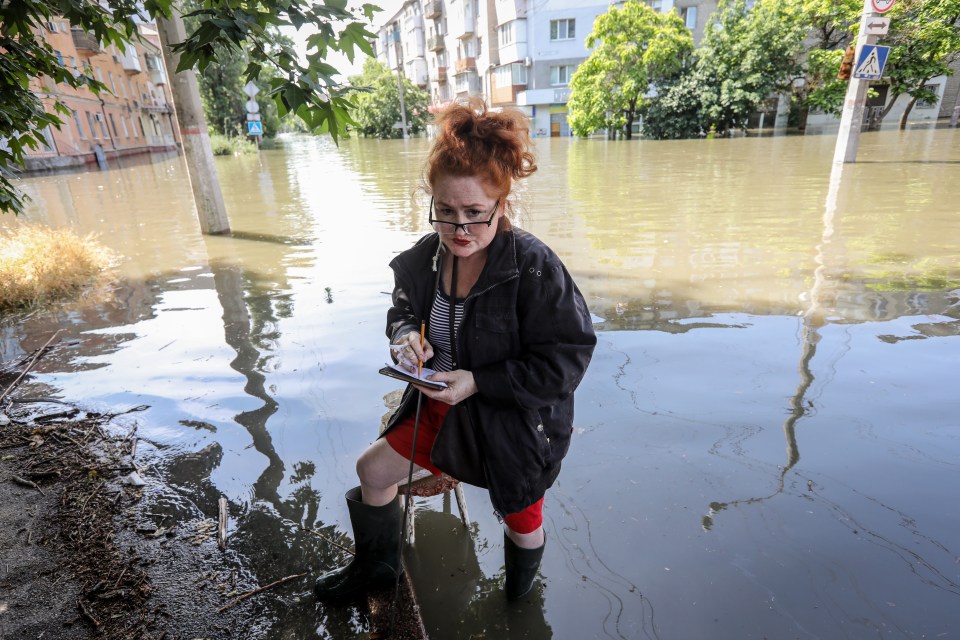 Flood levels from the most recent attack have peaked, but cities are destroyed