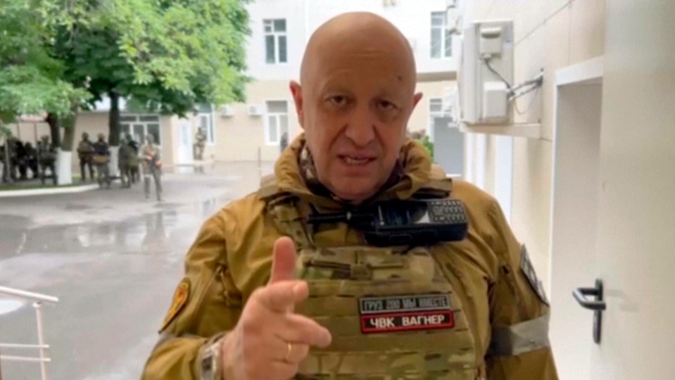 Prigozhin speaking after seizing a Russian military HQ in Rostov