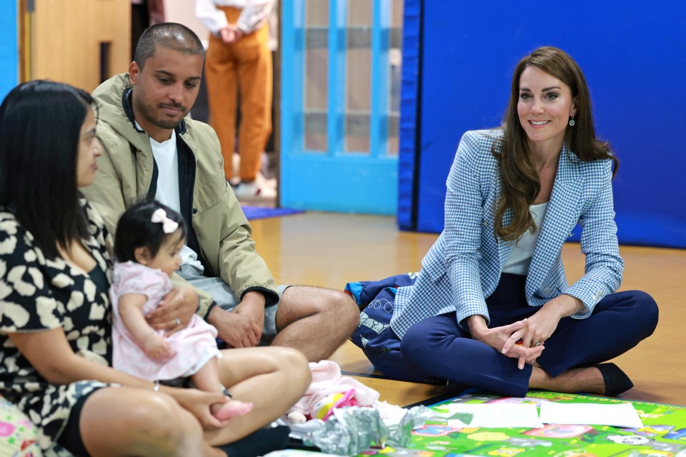 The princess spoke to parents at the hub in Windsor which provides help for mums in the Royal borough