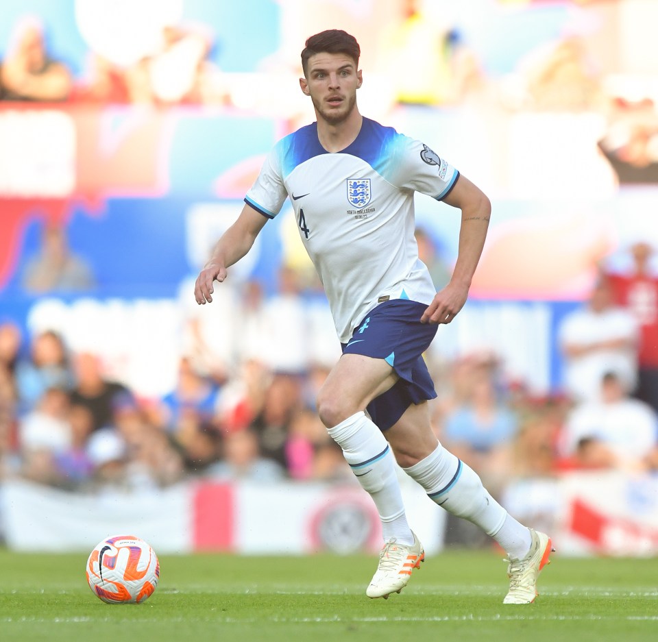 Declan Rice stars for England against North Macedonia