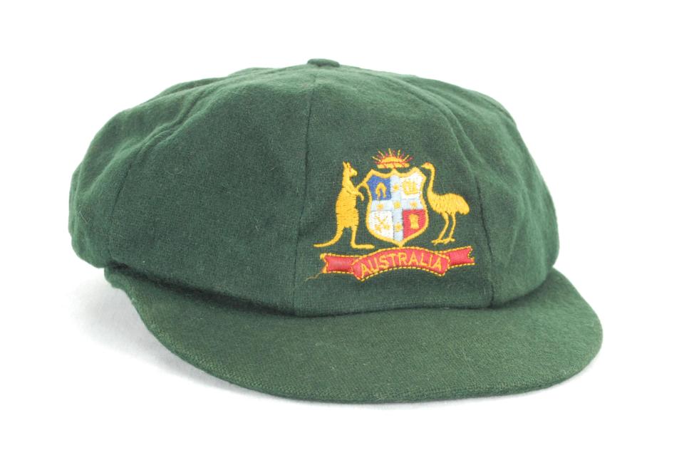 Botham was given this cap as a gift from Australian rival Allan Border and it's now being sold for £5,000