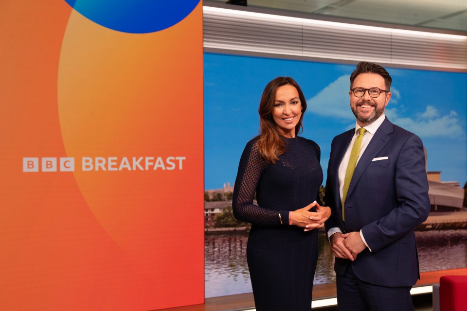 Sally Nugent and Jon Kay will be the first presenters to use the set