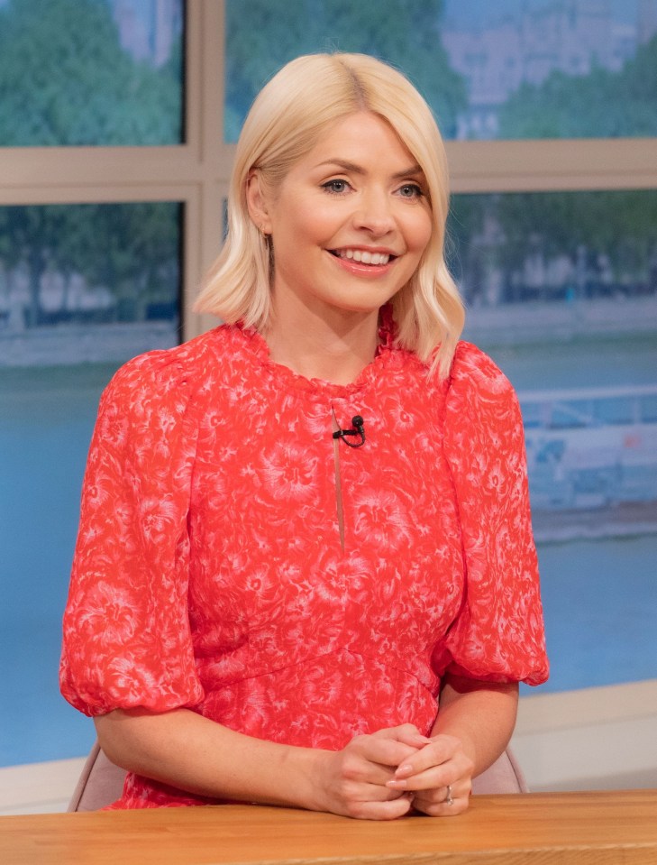 Editorial use only Mandatory Credit: Photo by Ken McKay/ITV/Shutterstock (13918743br) Holly Willoughby 'This Morning' TV show, London, UK - 18 May 2023