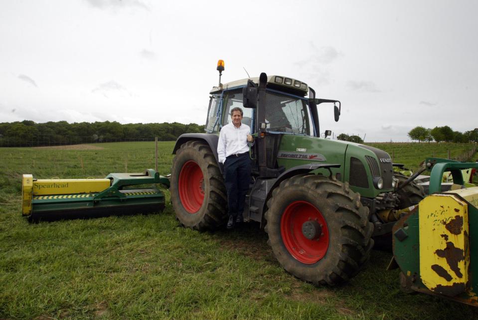 He is now enjoying life on the farm in Hampshire, England