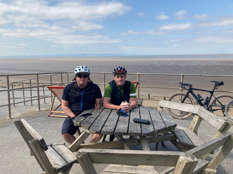 Paul and Giles love the 'hidden gem' that is Brean Down and often cycle in the countryside nearby