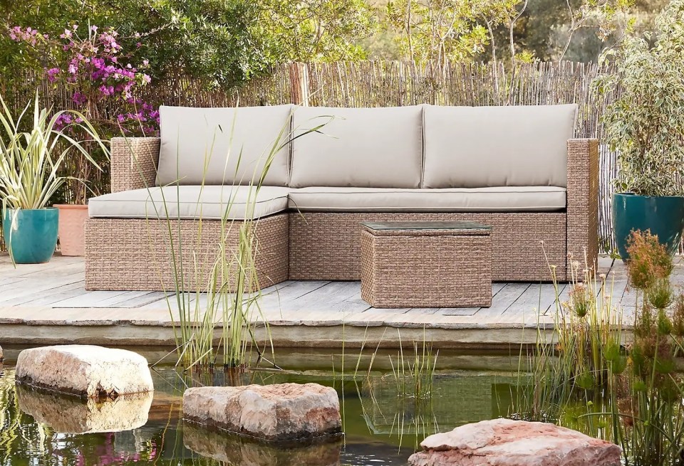 Rattan will spruce up any outdoor space