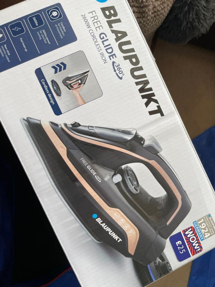 A savvy shopper managed to bag the iron for just £1