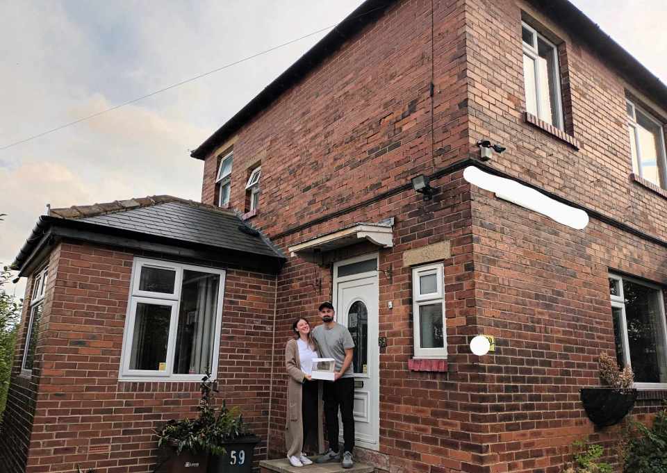 Chelsea and Matthew bought a £210,000 home in Pudsey, Leeds