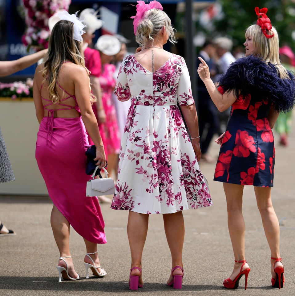 Women have braved sky-high stilettos for their day of racing